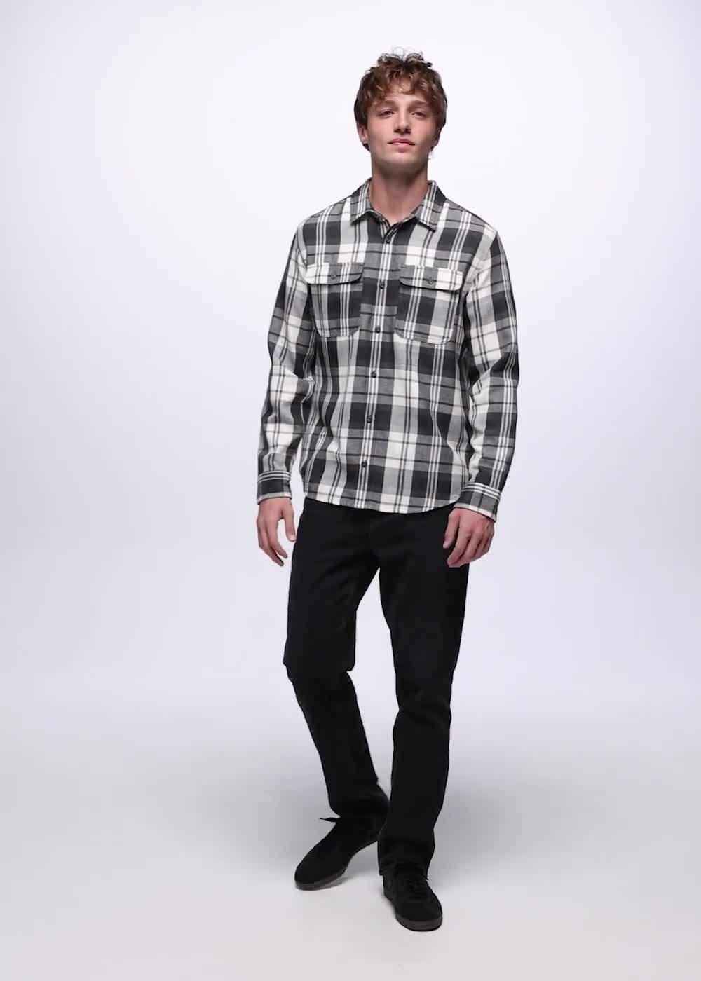 Westbrook Flannel Shirt, Color: Shadow
