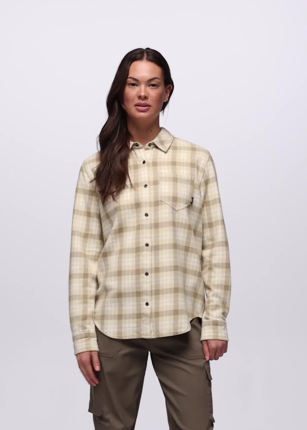 Golden Canyon Flannel, Color: Stone