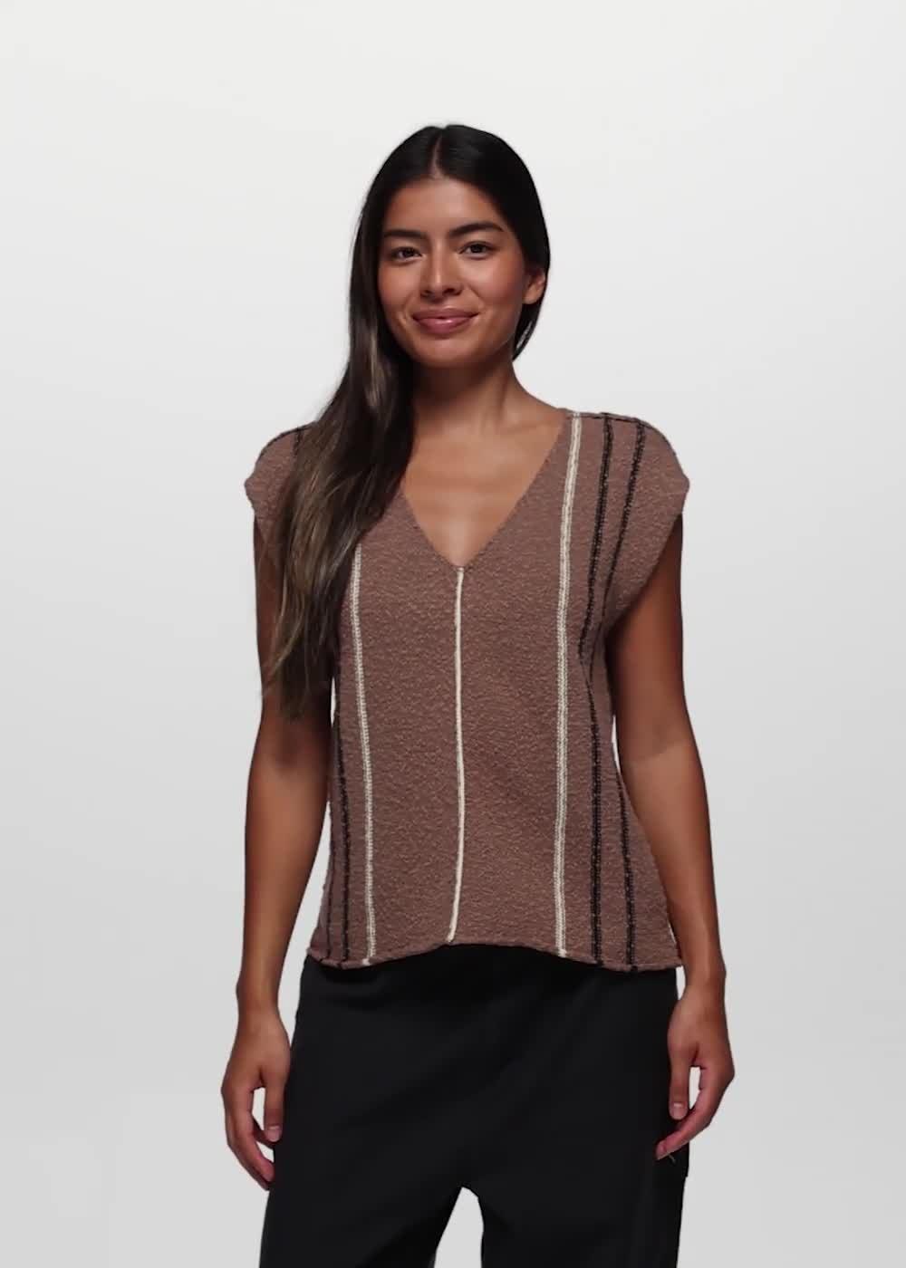 Wave Maker Sweater Top, Color: Shroom