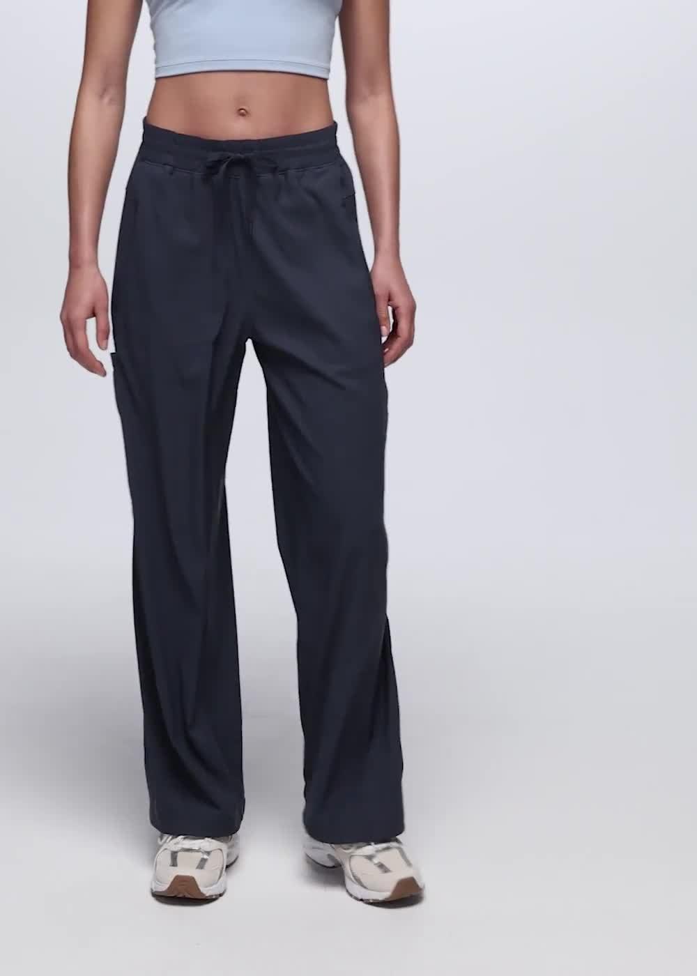 Send Off High Rise Wide Leg Pant, Color: Nautical