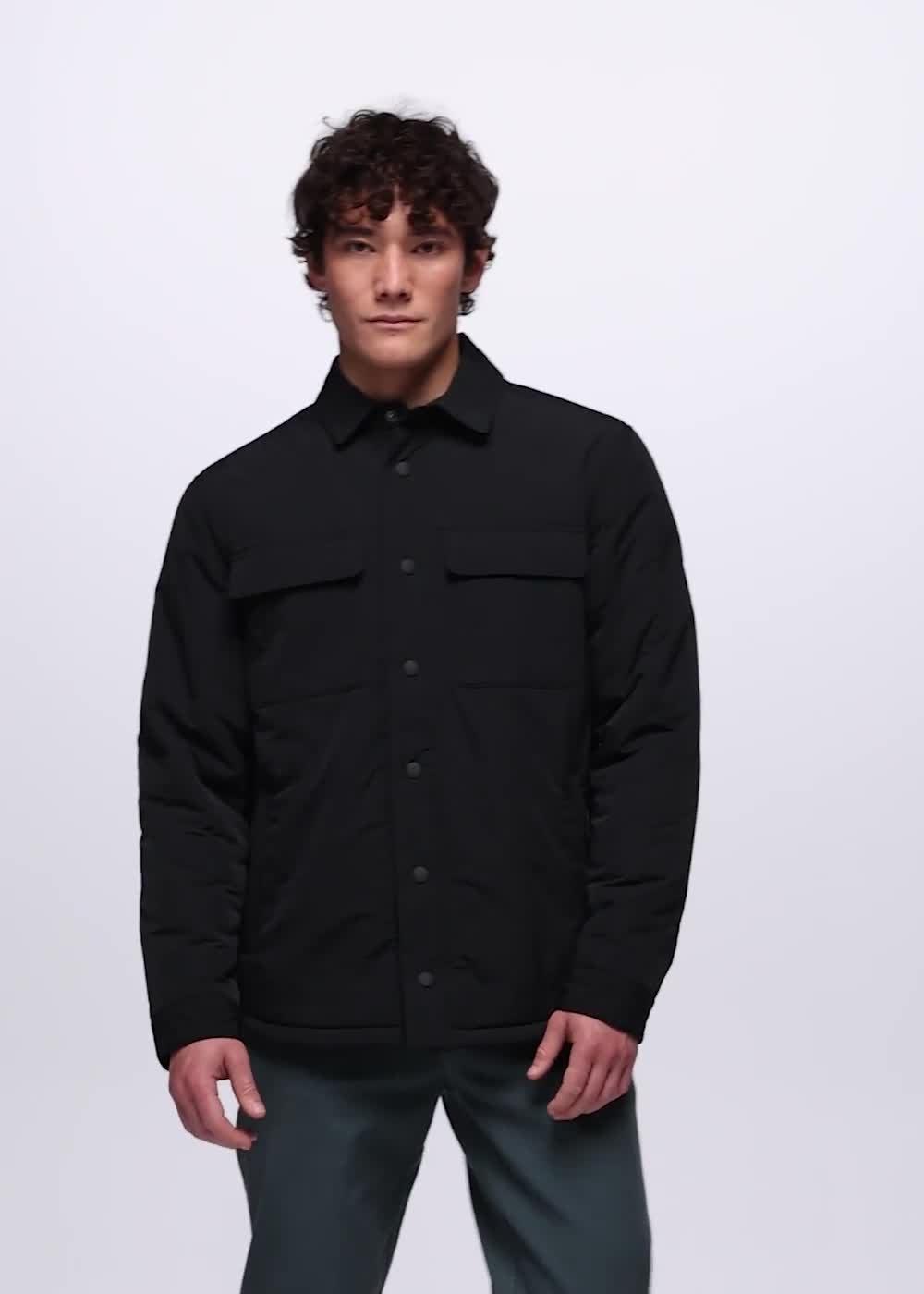 Encinitas Shacket, Color: Black / Black