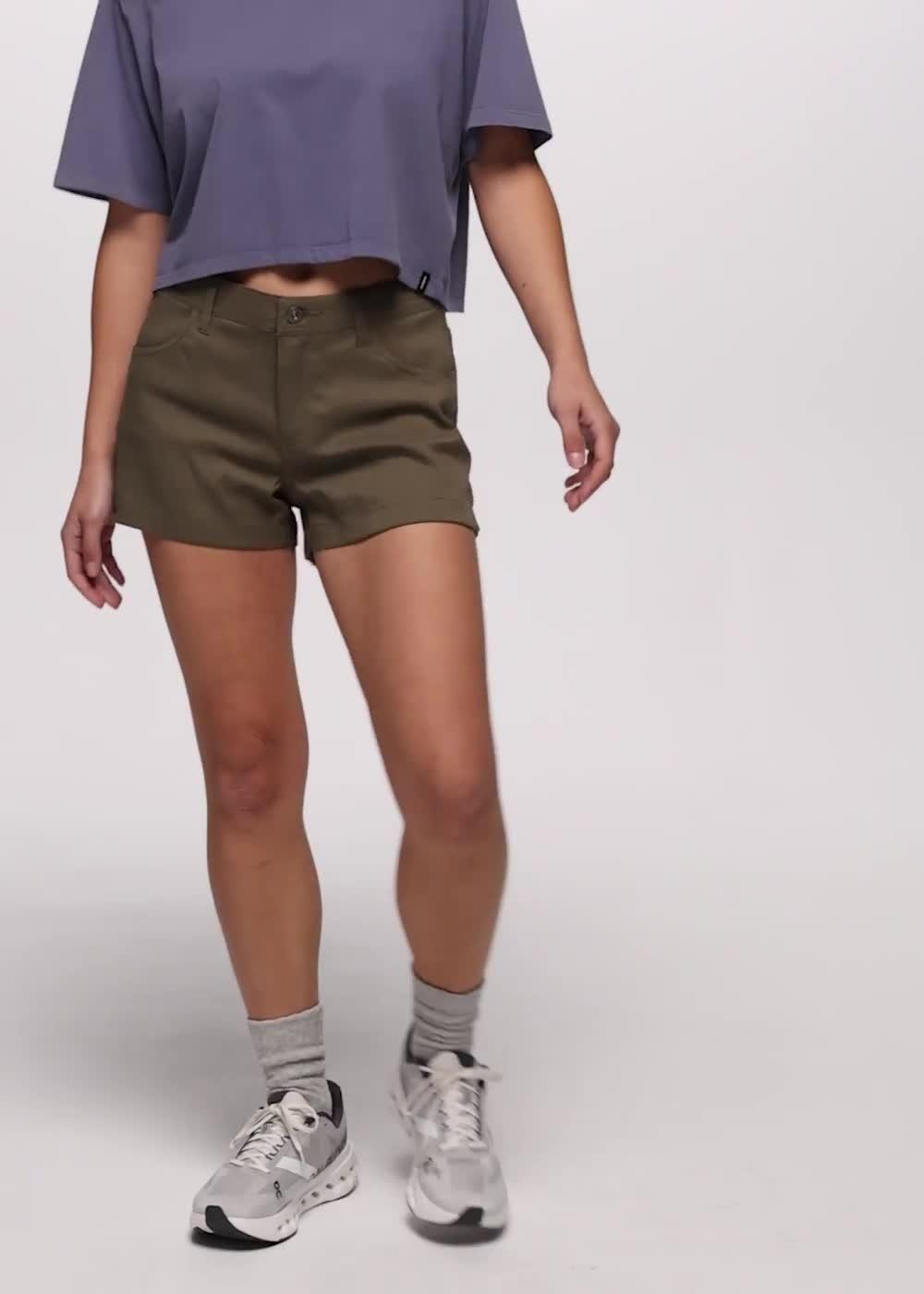 Stretch Zion Halle Short, Color: Mud