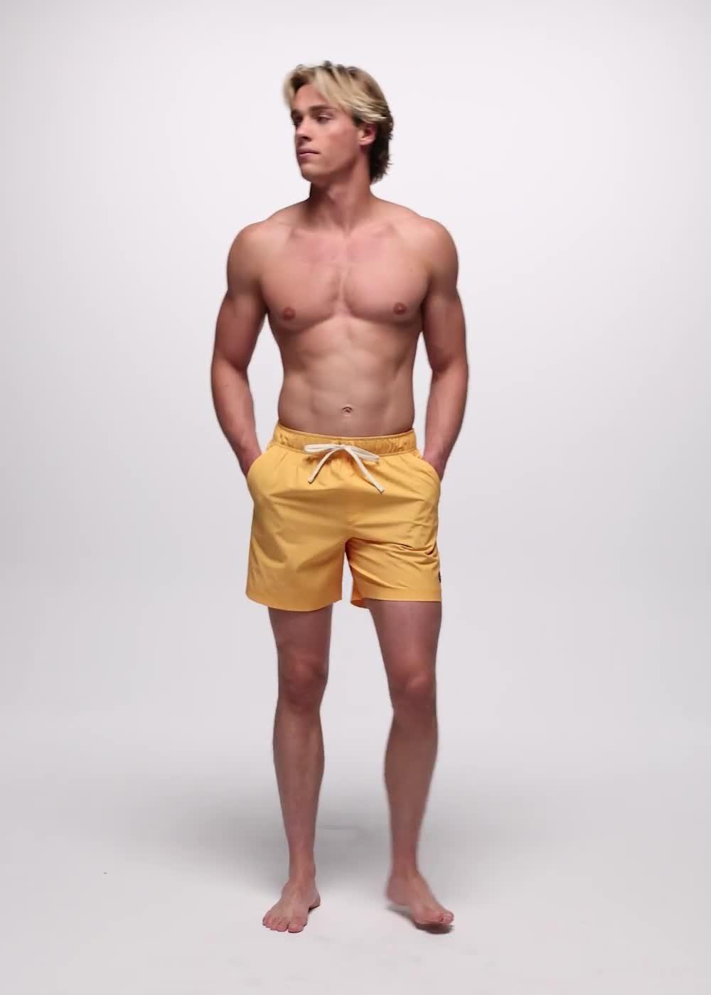 Metric E-Waist Swim Short, Color: Mango