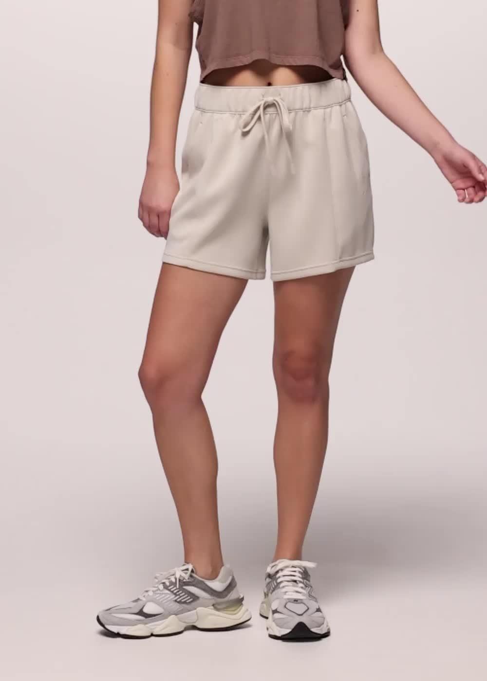Shea High Rise Short, Color: Almond