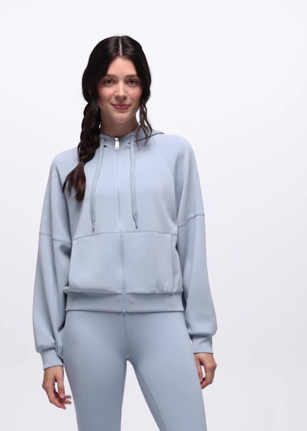 Shea Soft Full Zip, Color: Glacier Skies