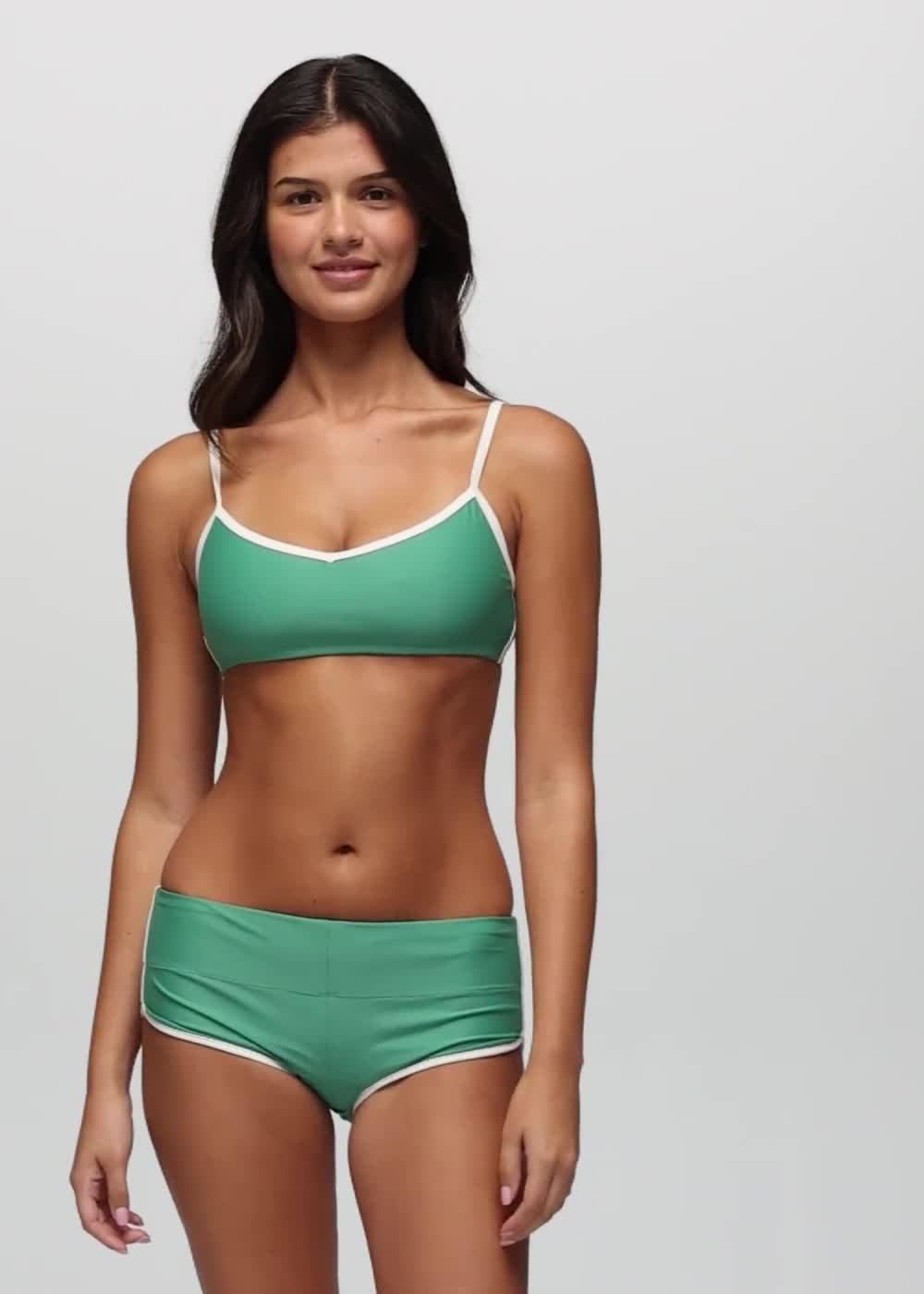 Tropic Kiss Swim Top, Color: Jade