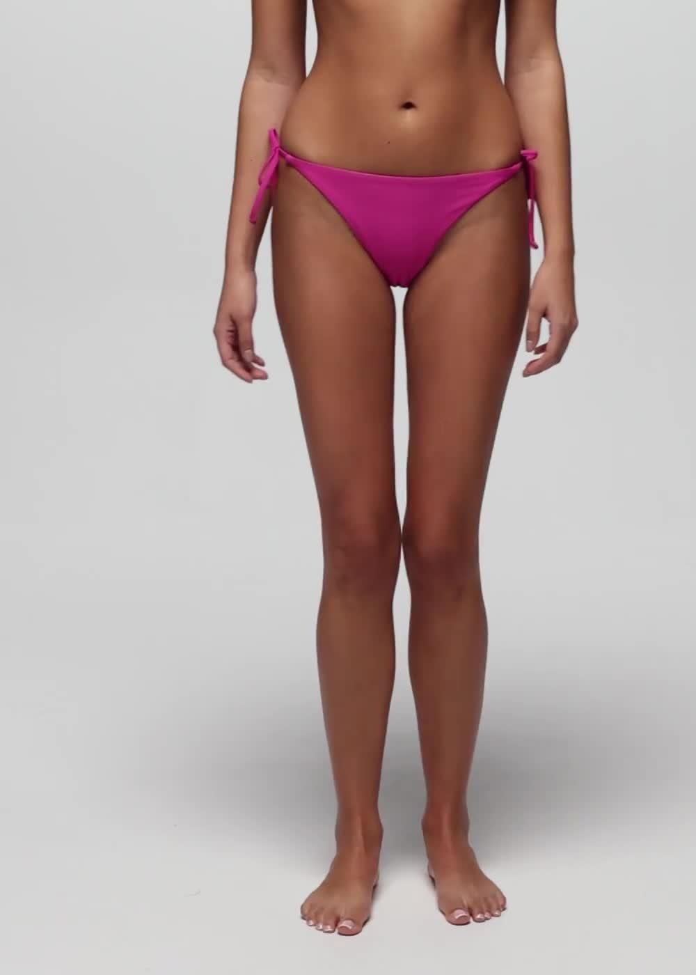Hana Highway Swim Bottom, Color: Berry Beam