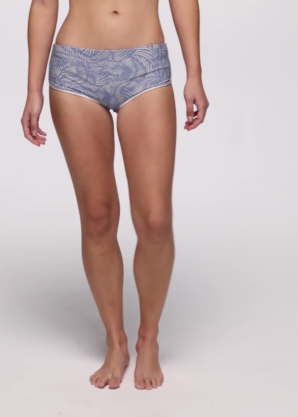 Tropic Kiss Hipster Swim Bottom, Color: Taro Currents