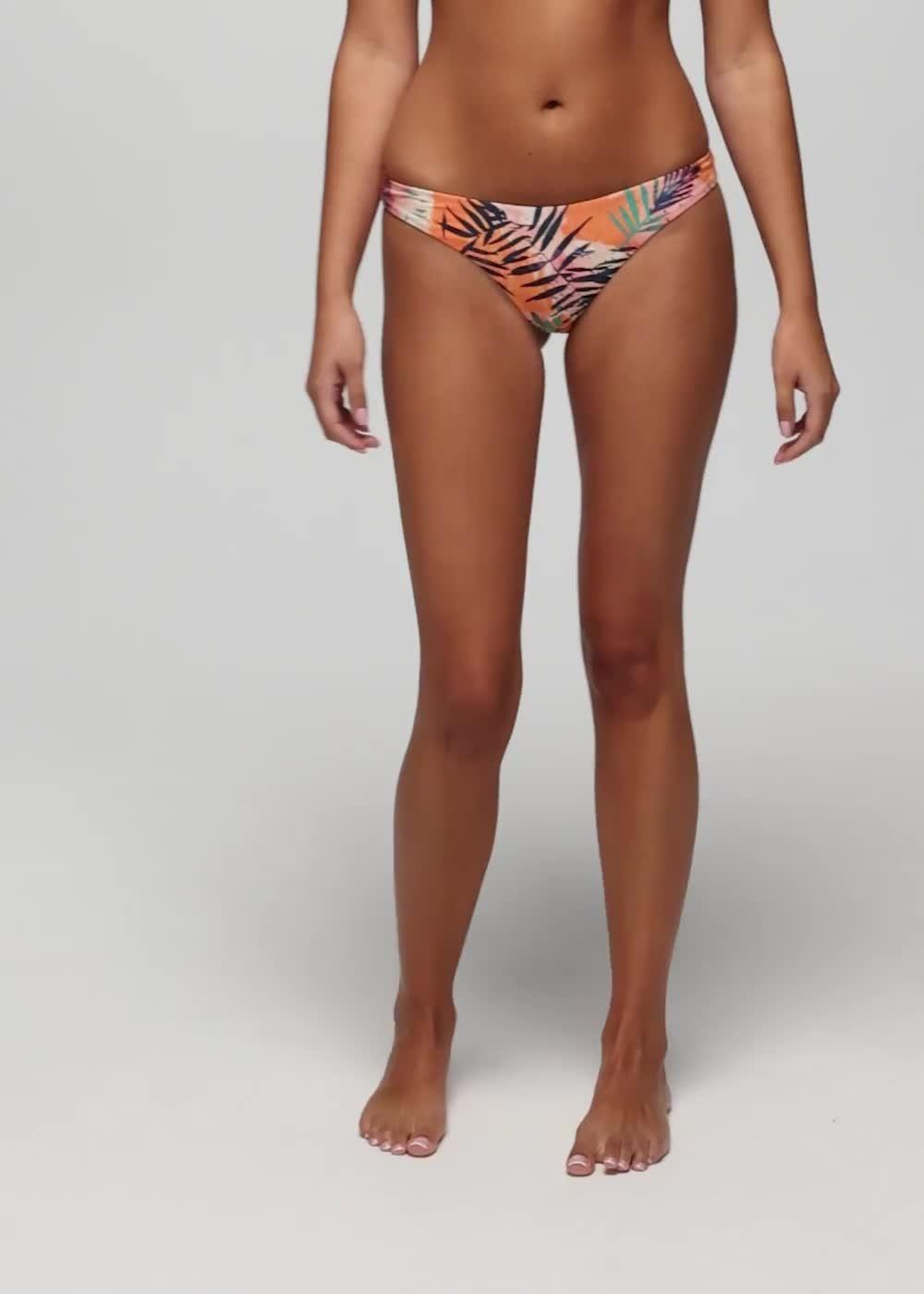 Lahari Classic Swim Bottom, Color: Papaya Island Fever
