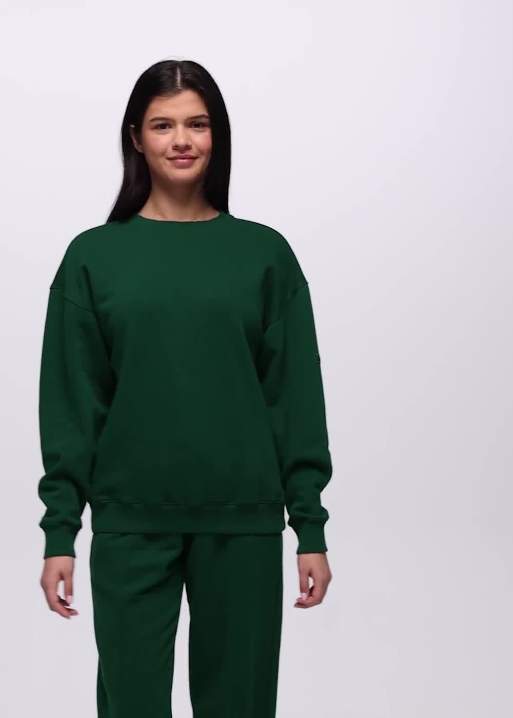 DreamFleece Crew Sweatshirt, Color: Root Green