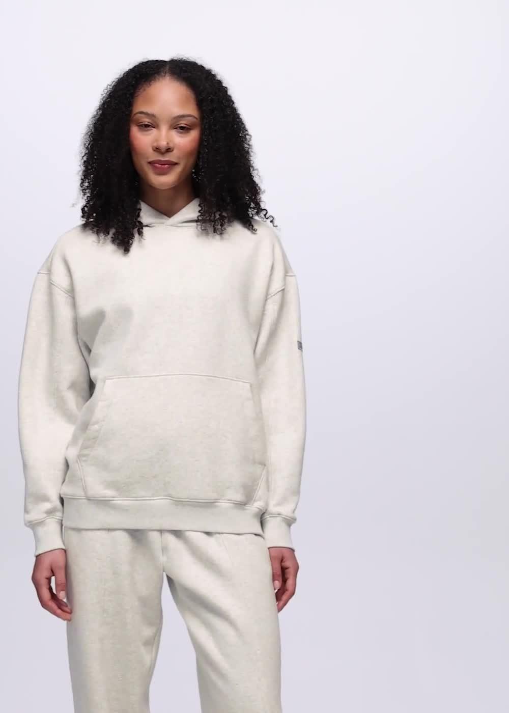DreamFleece Hoodie, Color: Light Heather Grey