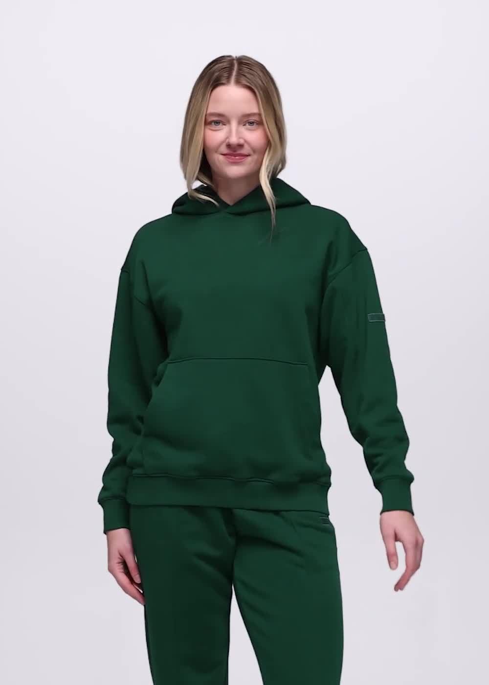 DreamFleece Hoodie, Color: Root Green