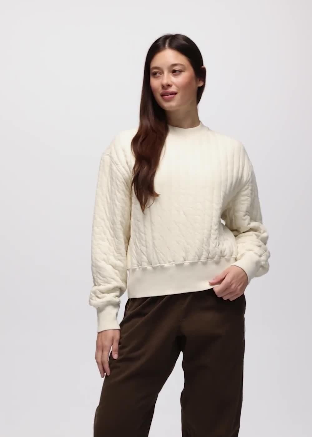 Cedar and Sage Pullover, Color: Canvas