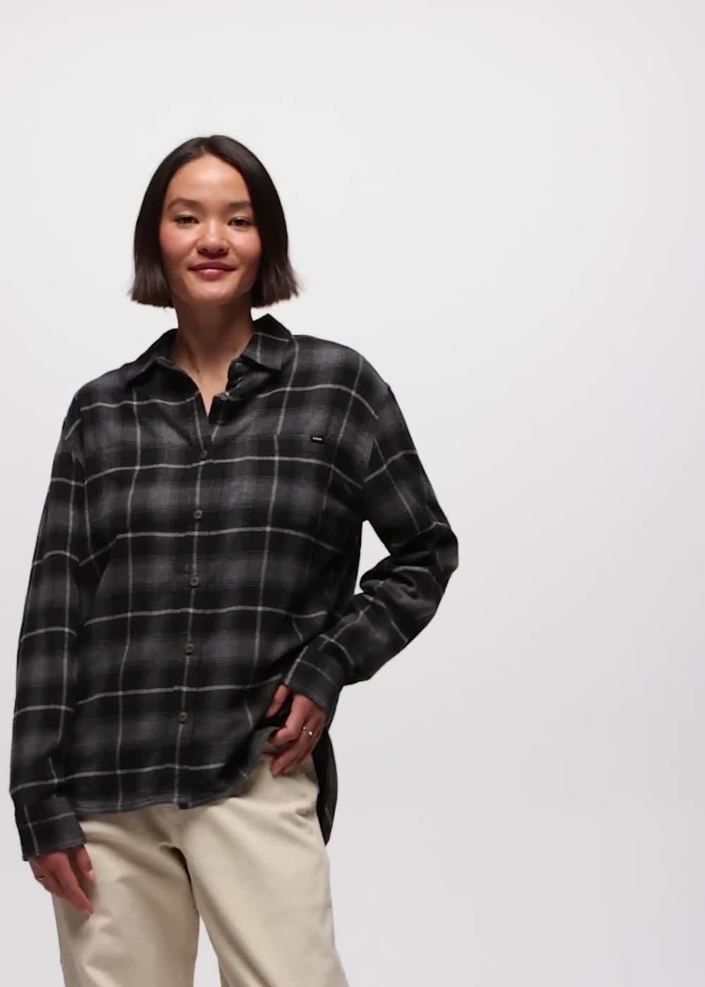 Cabin Core Flannel, Color: Charcoal