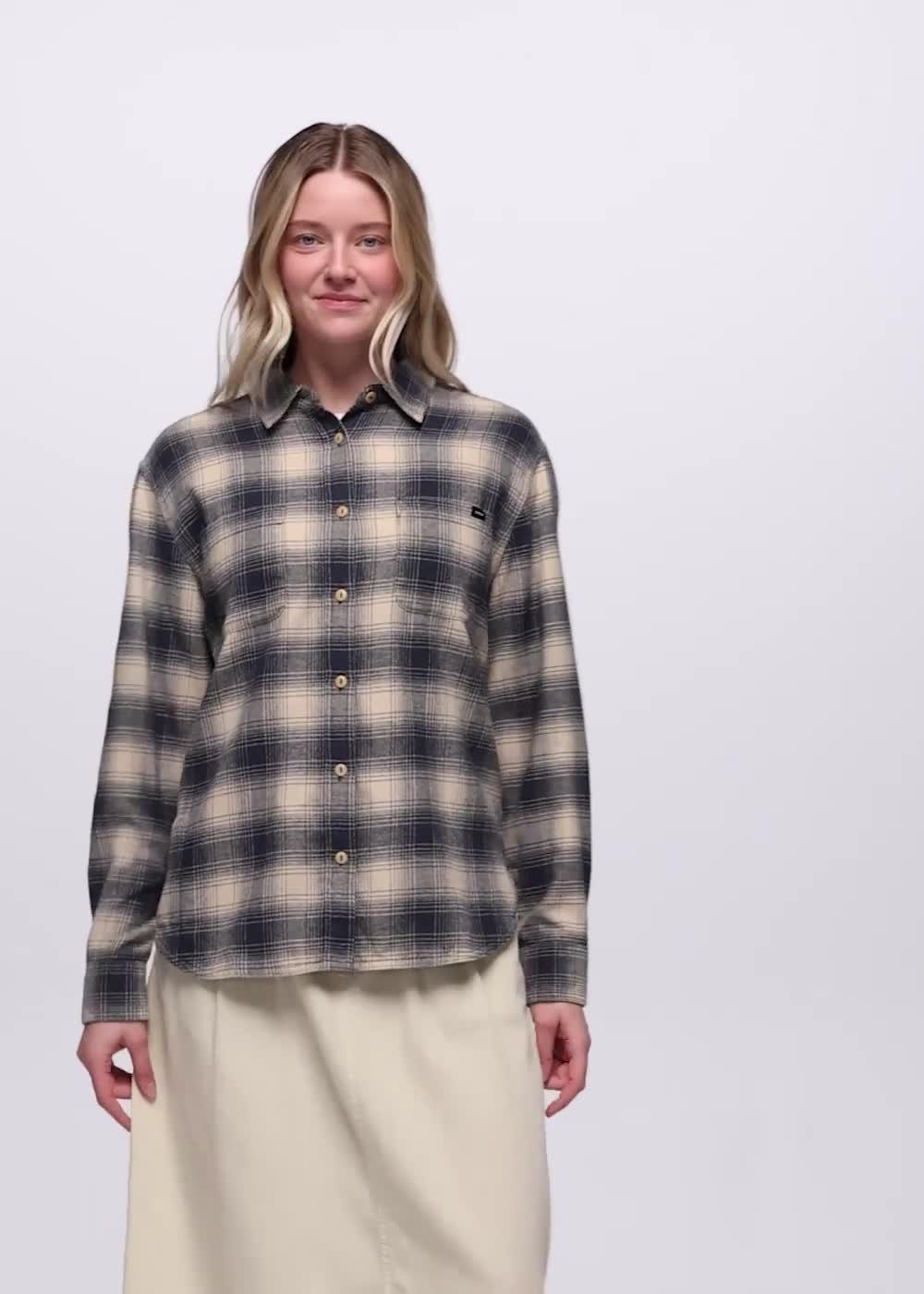 Cabin Core Flannel, Color: Stone