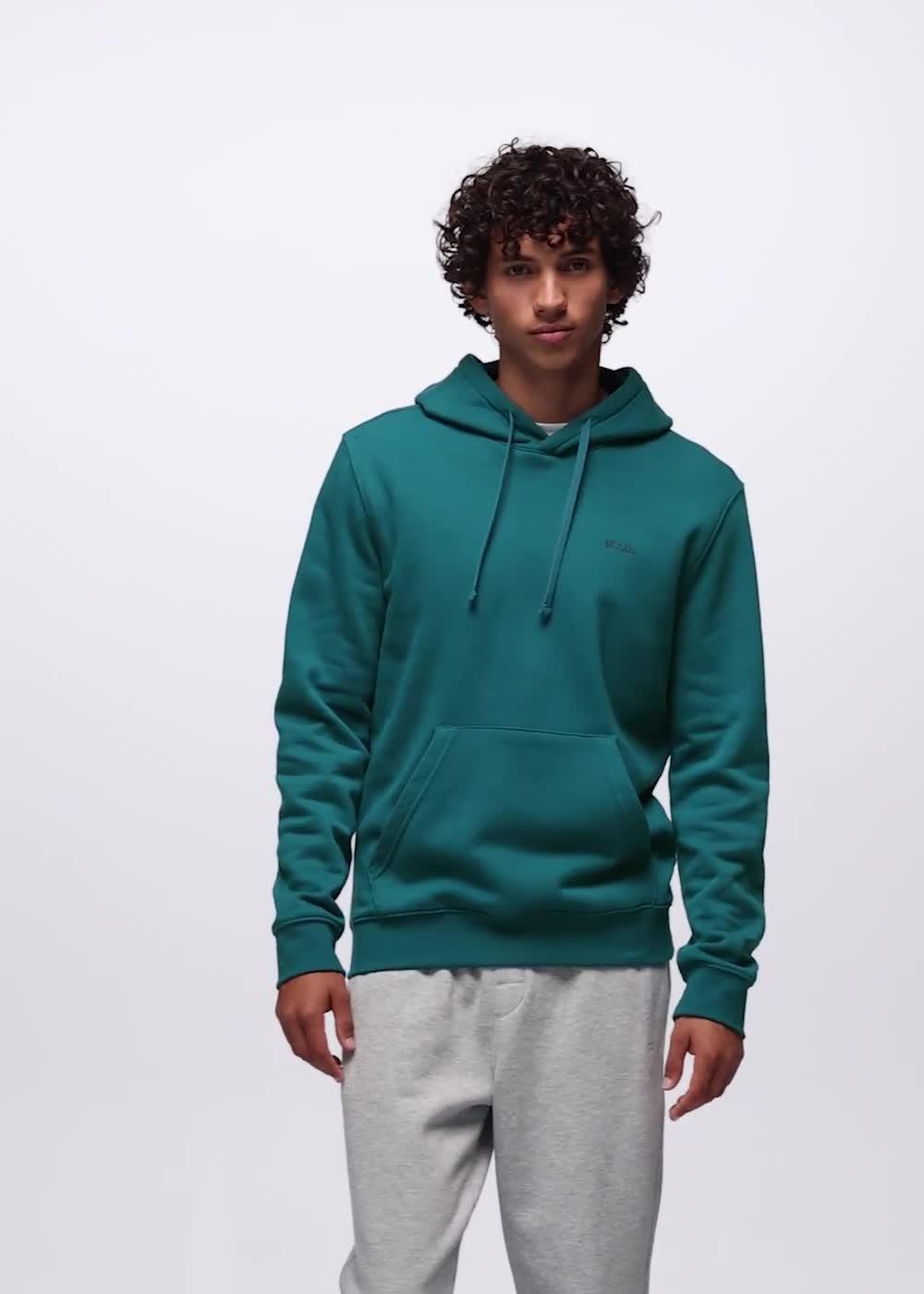 prAna Fleece Hoodie, Color: Blue Coral