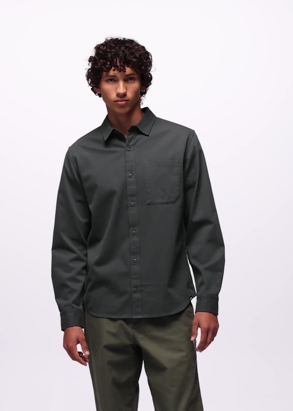 Arbored Long Sleeve Shirt, Color: Shadow