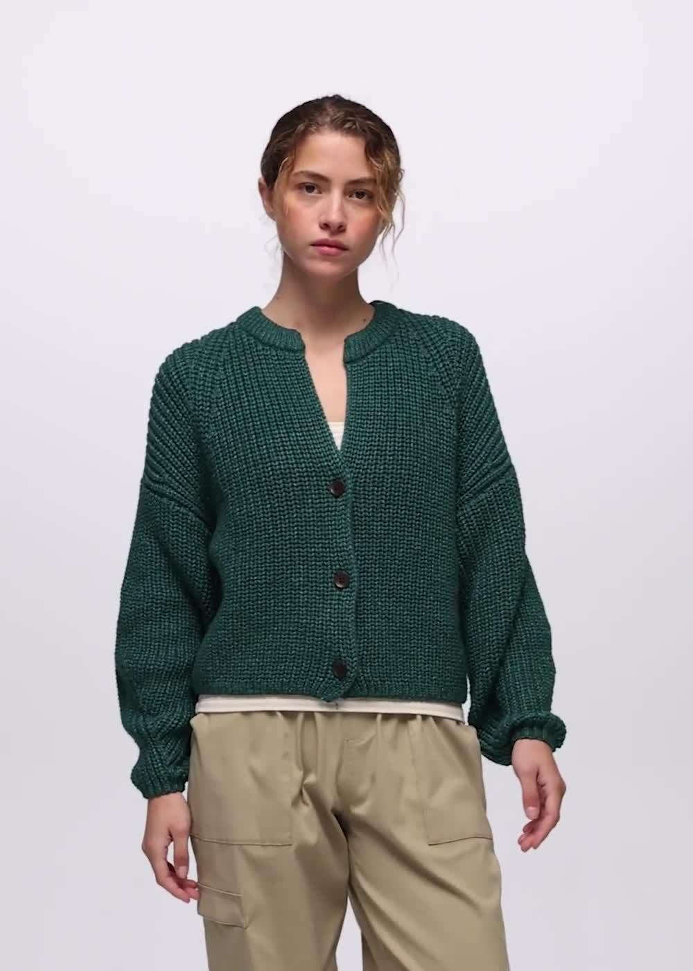 Sunday River Short Cardigan, Color: Coast