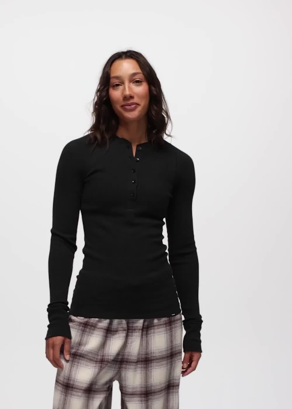 Touchstone Henley, Color: Black Heather