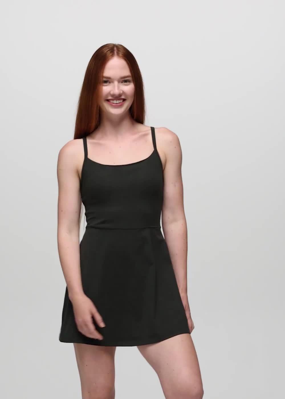 Heavana Courtside Dress, Color: Black Heather
