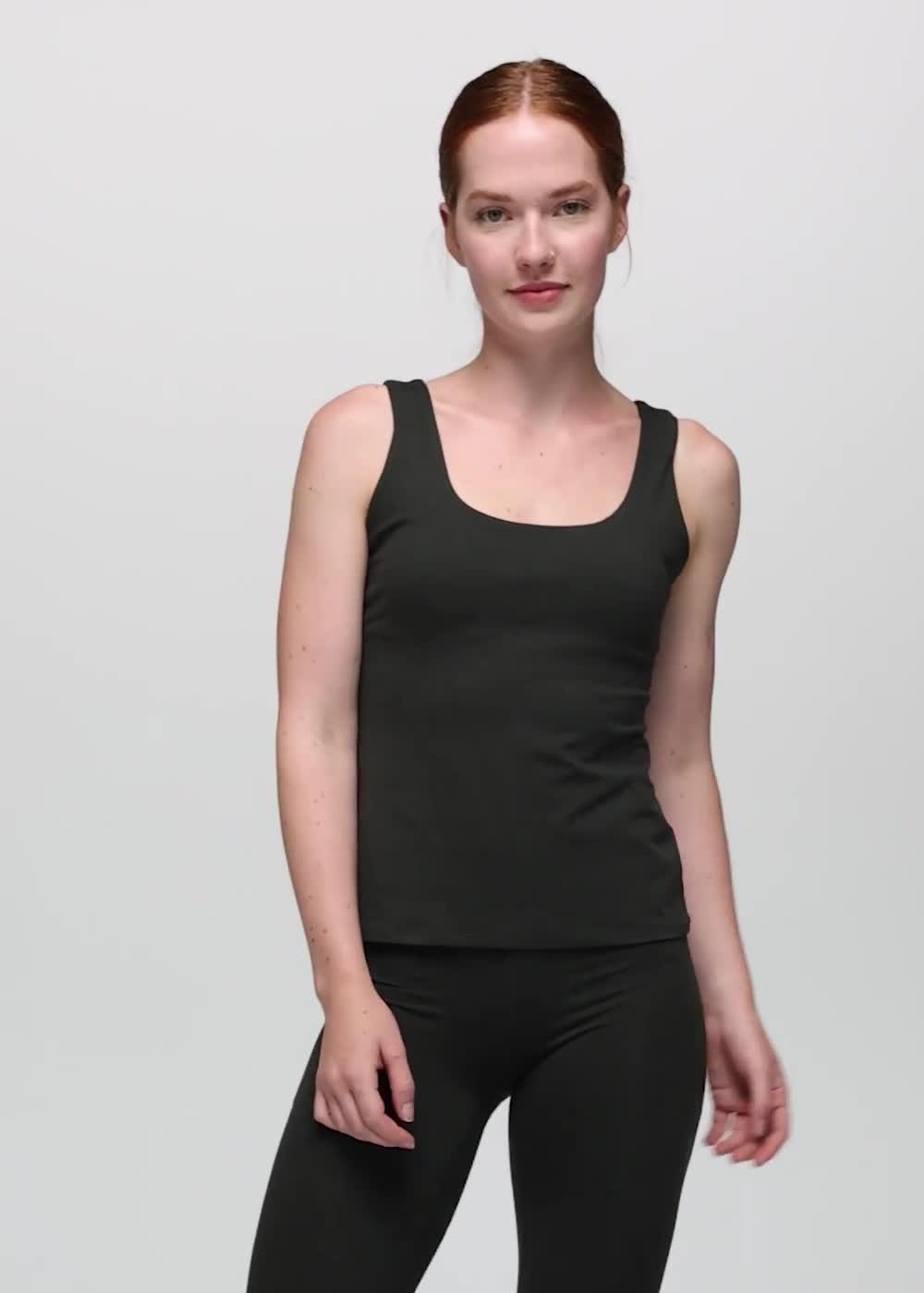 Heavana Essential Tank, Color: Black Heather