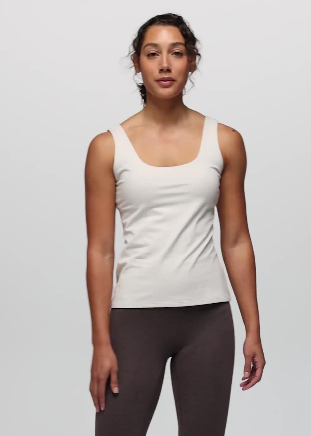 Heavana Essential Tank, Color: Almond Heather