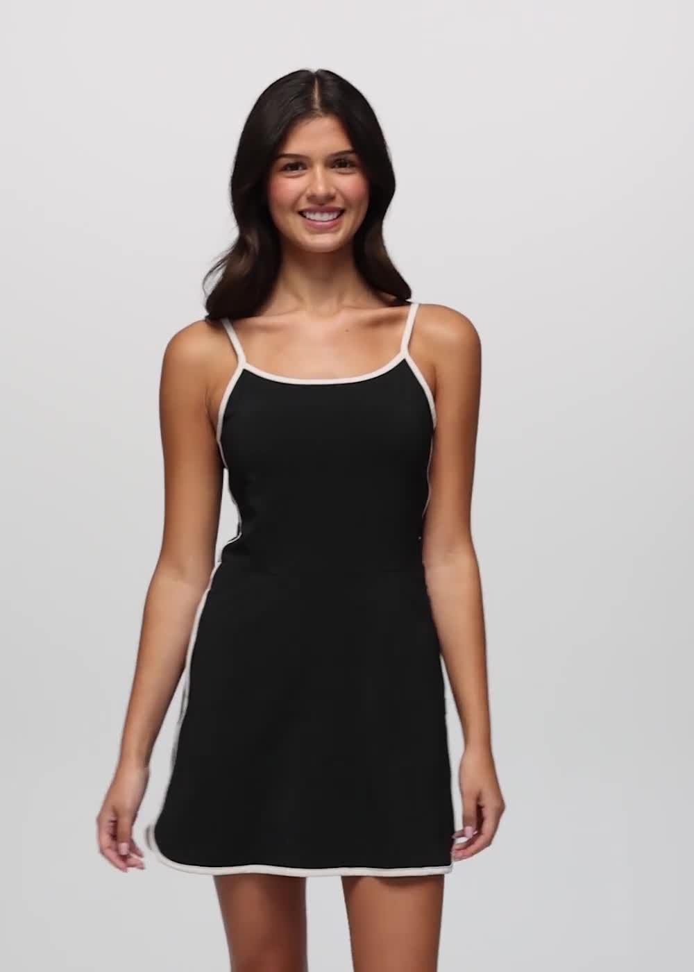 Railay Scallop Dress, Color: Black