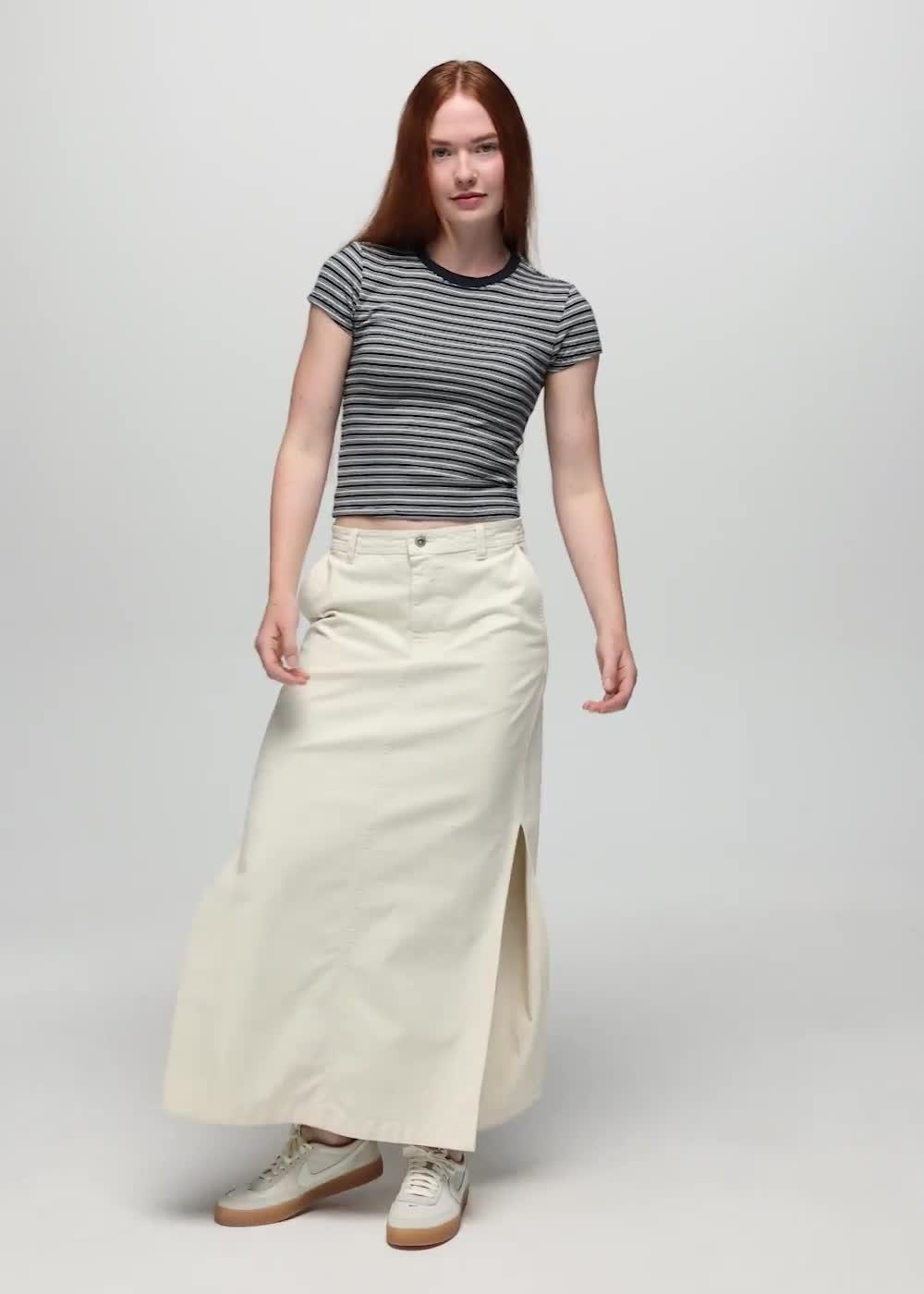 Rock Ridge Maxi Skirt, Color: Beach Pebble