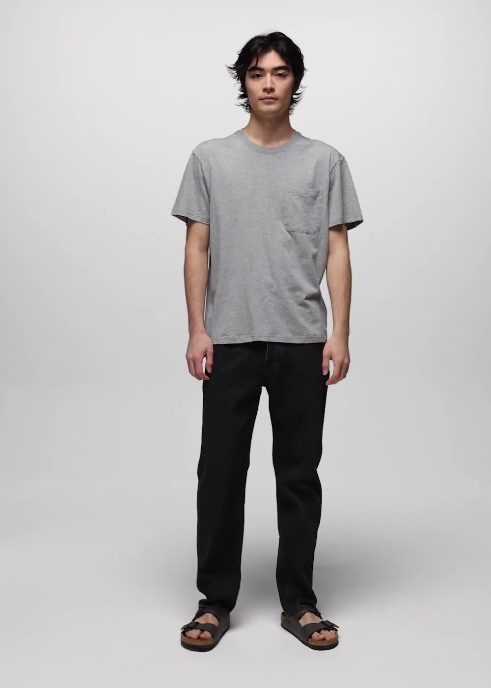 Everyday Pocket Short Sleeve Tee, Color: Medium Heather Grey