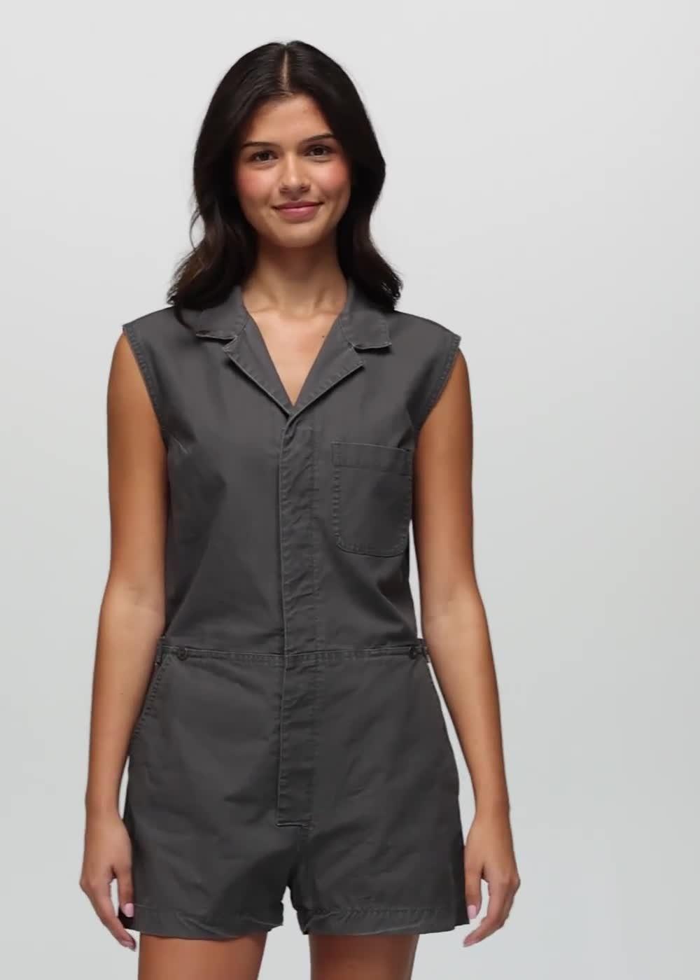 Suton Romper, Color: Black