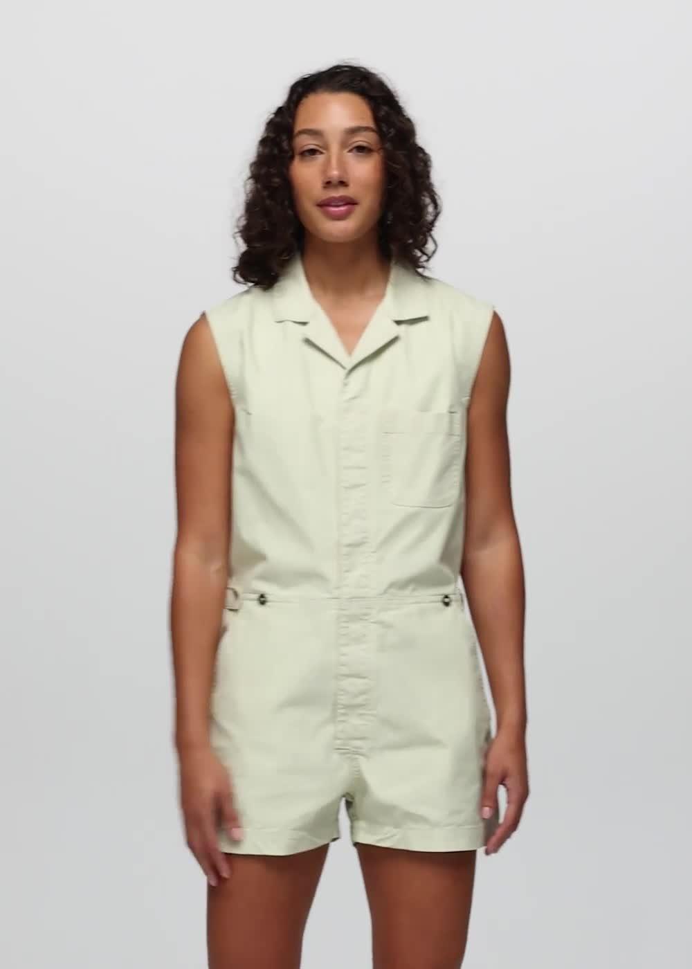 Suton Romper, Color: Beach Pebble