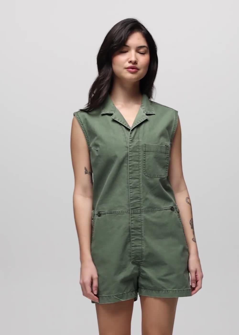 Suton Romper, Color: Sage