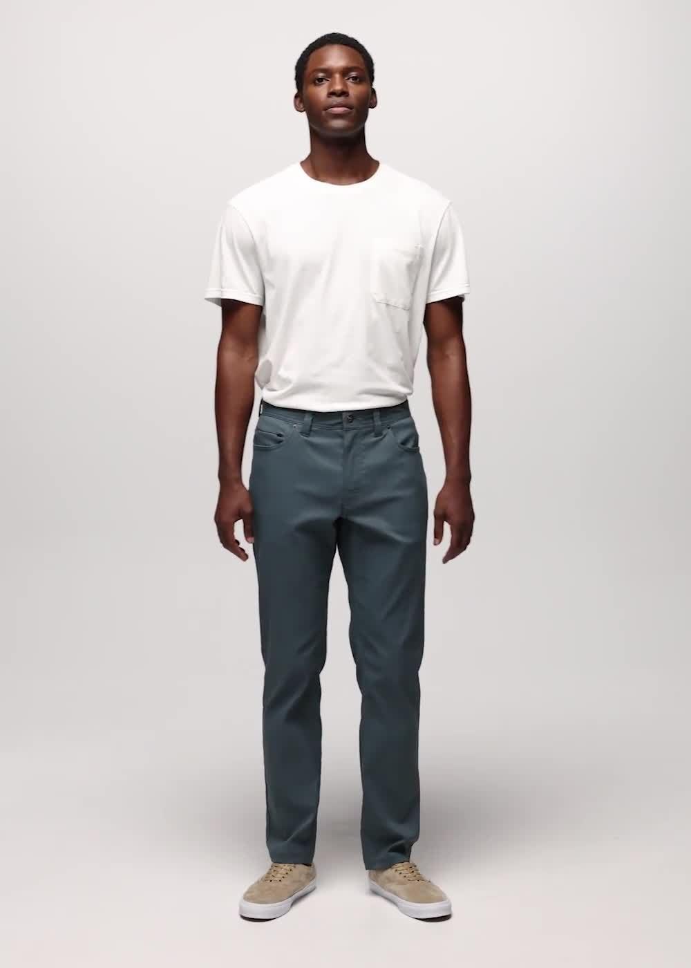 Stretch Zion 5 Pocket Sandard Pant, Color: Grey Blue