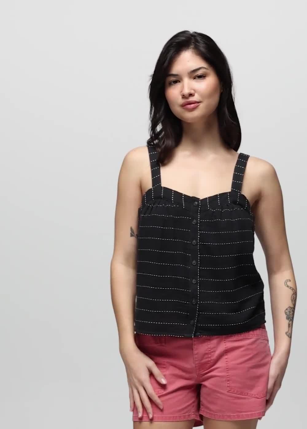 Goldie Beach Tank Top, Color: Black