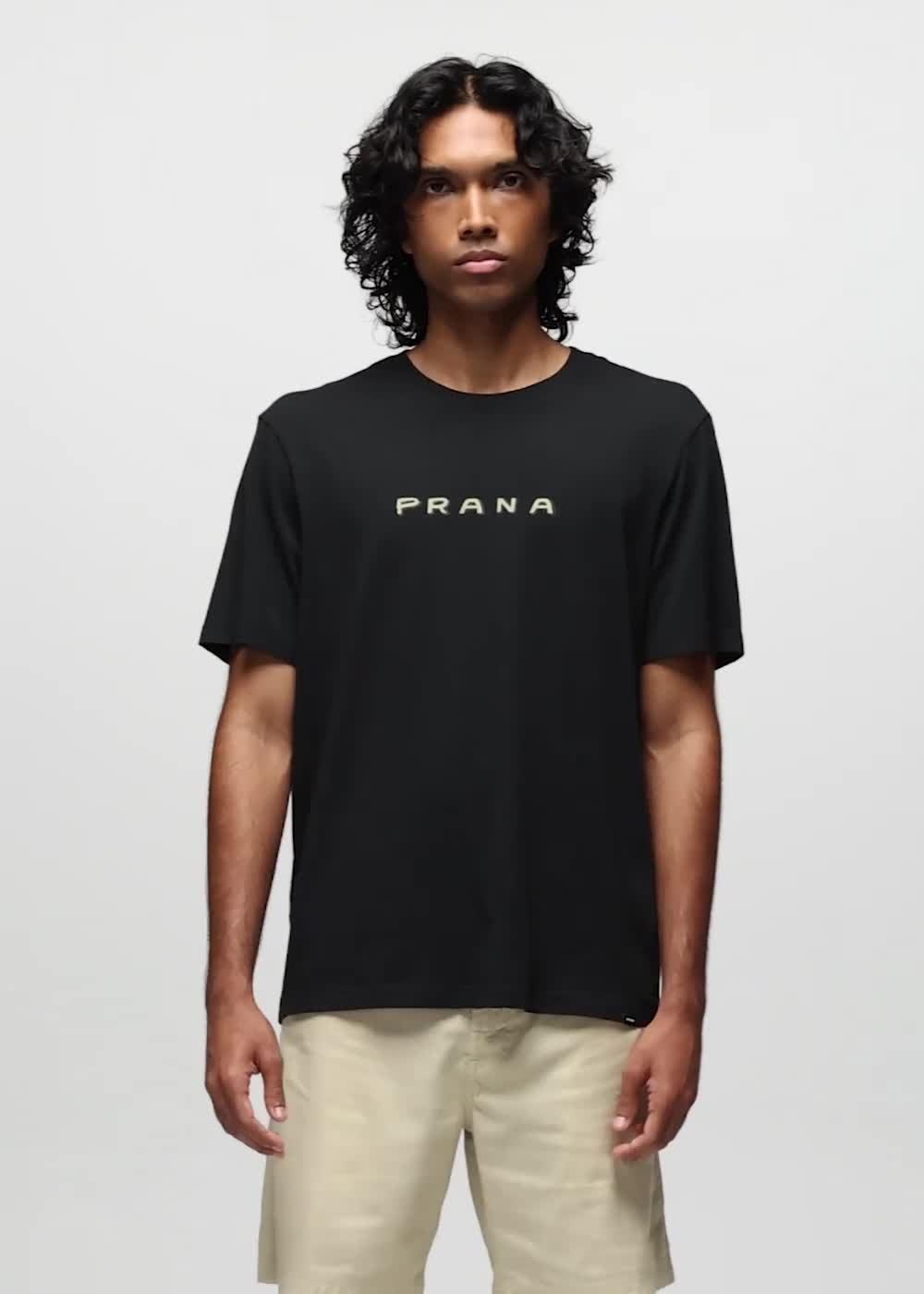 Everyday Paradise Creek Short Sleeve Graphic Tee, Color: Black