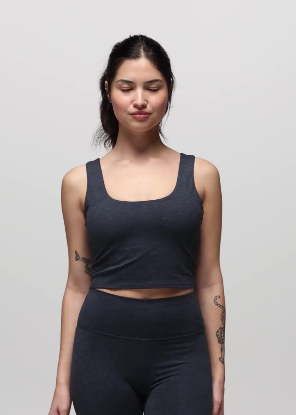 Heavana Essential Bralette, Color: Nautical Heather