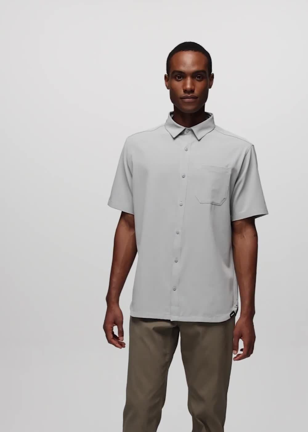 Hybridizer Short Sleeve Shirt, Color: Sterling