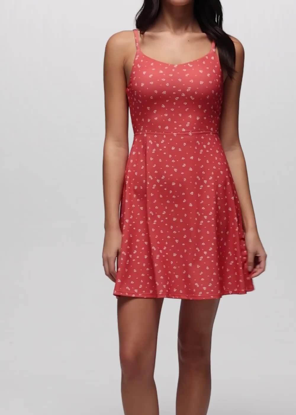 Wistful Winds Tank Dress, Color: Lychee Spring Fling