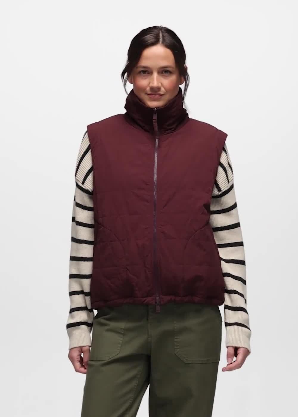 Encinitas Reversible Vest, Color: Cacao