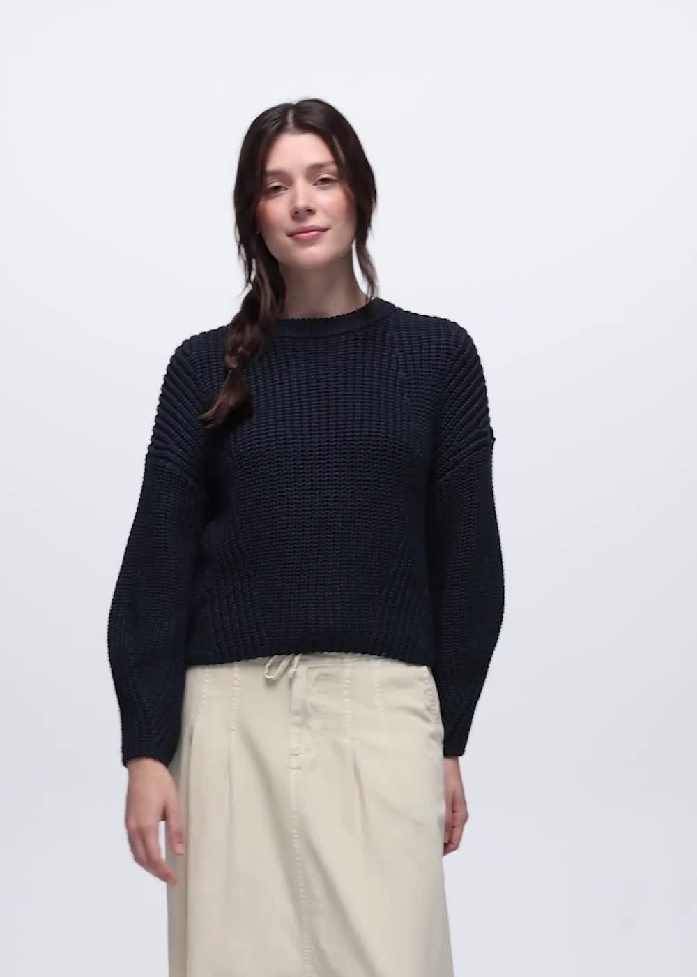 Sunday River Crewneck Sweater, Color: Nautical