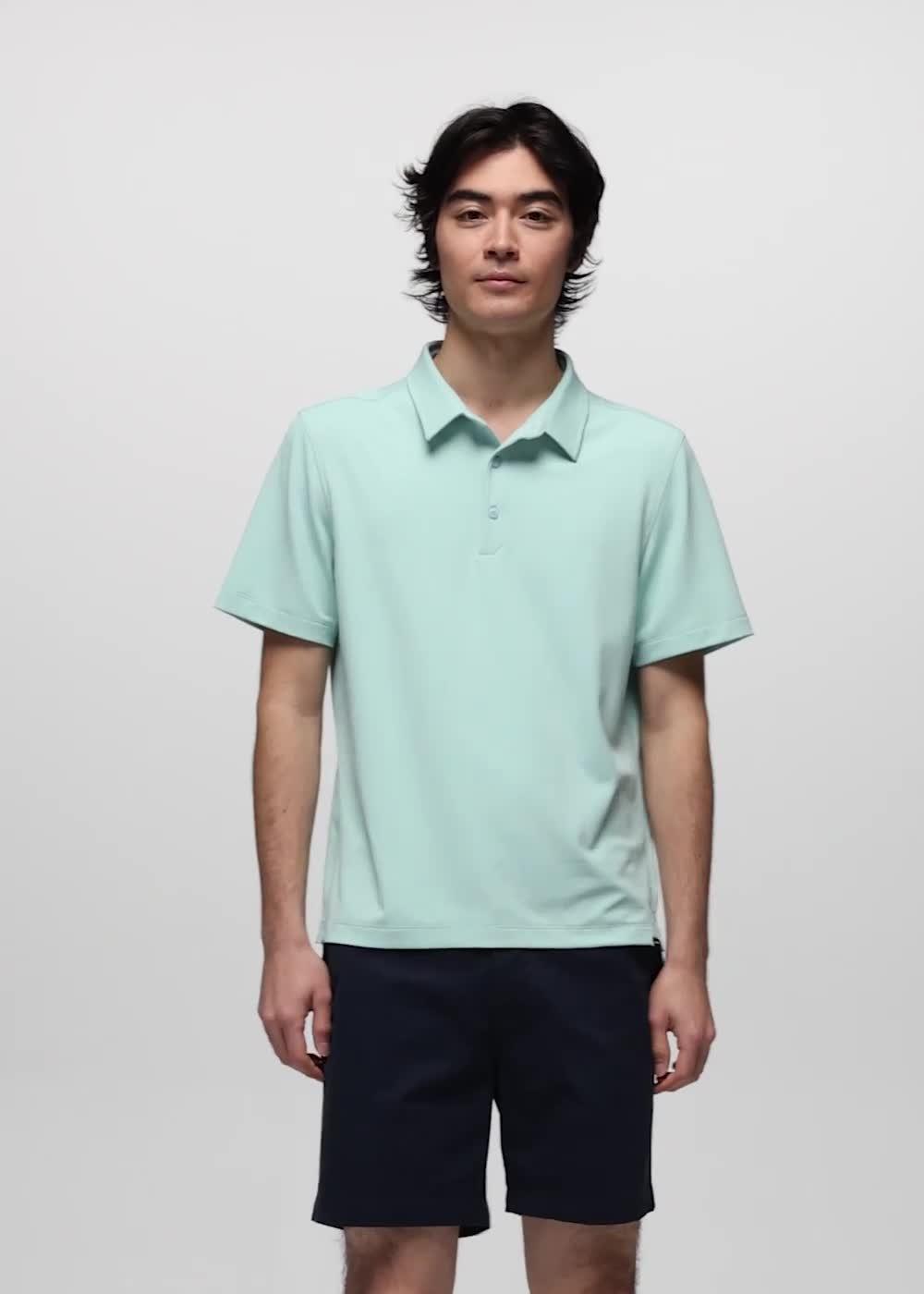 Rotator Short Sleeve Polo, Color: Sea Glass