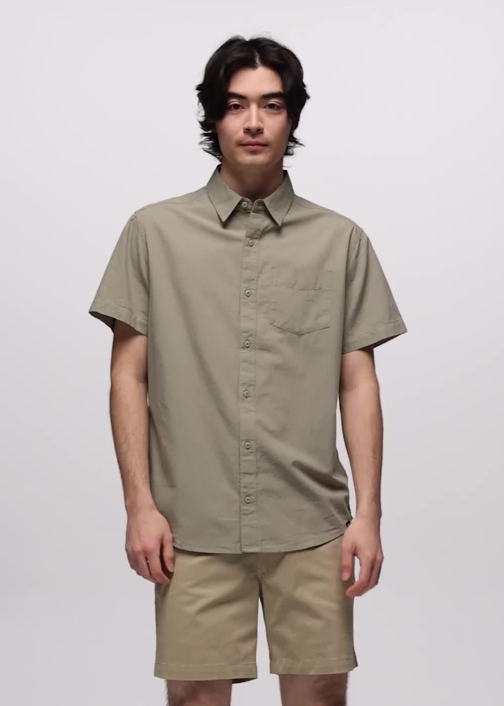 Metador Solid Short Sleeve Shirt, Color: Sage