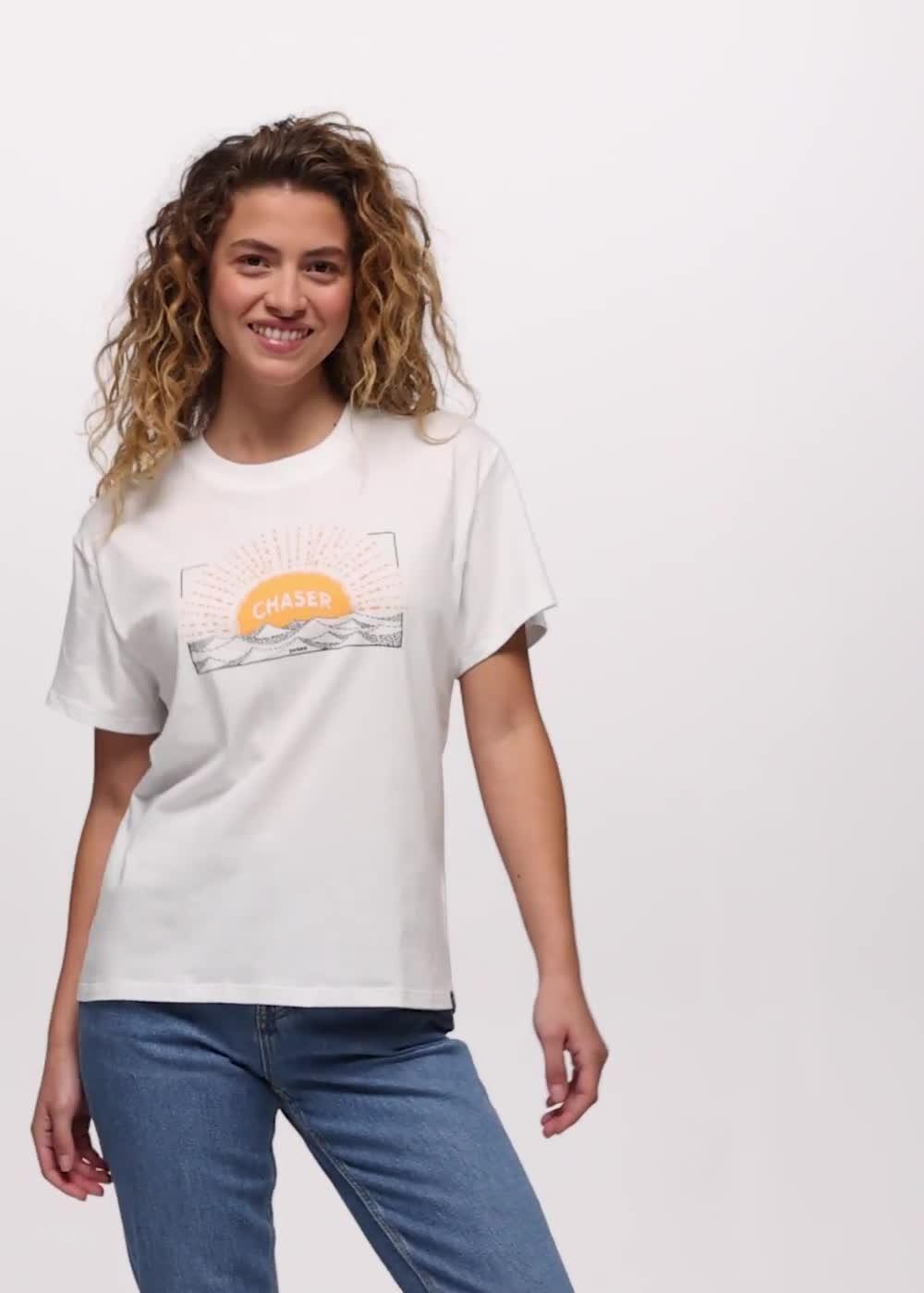 Sun Chaser Journeyman Short Sleeve Graphic Tee, Color: Soft White