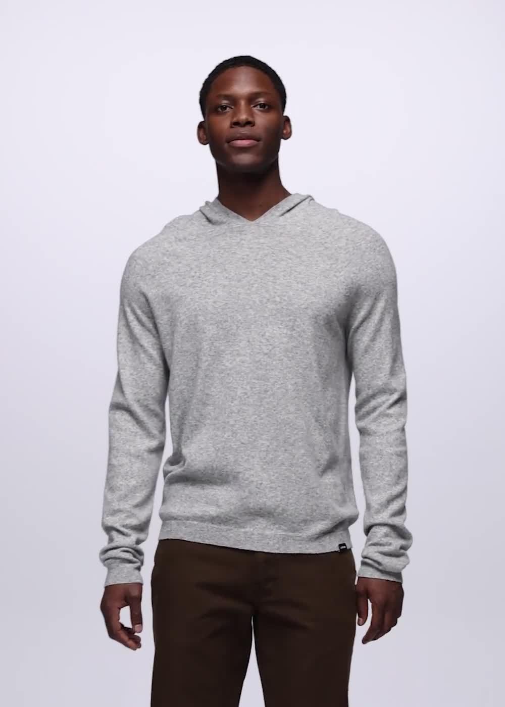 Three Falls Hooded Sweater, Color: Heather Grey