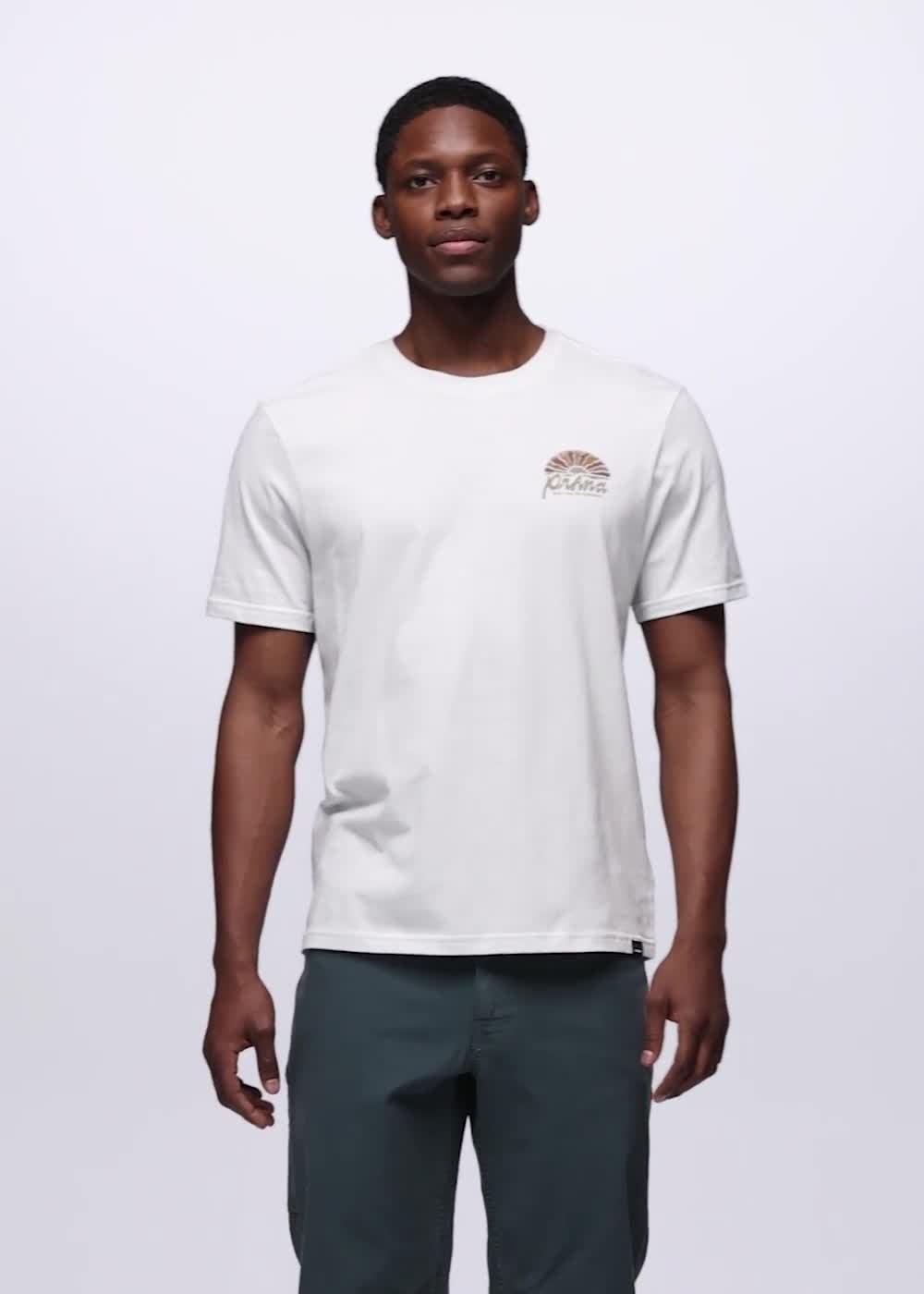 prAna Beaches n Dreams Short Sleeve Tee, Color: Soft White