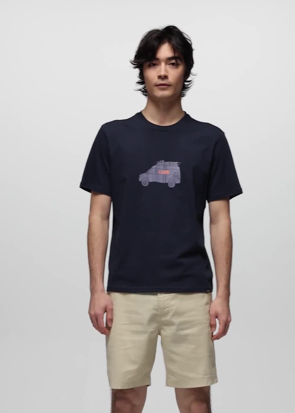 Van Life Journeyman Short Sleeve Graphic Tee, Color: Nautical