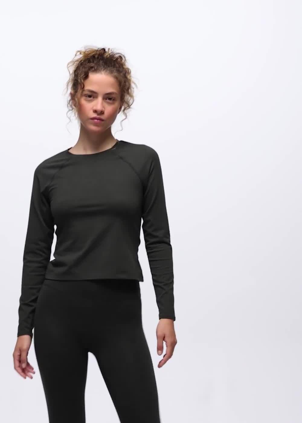 Heavana Long Sleeve, Color: Black Heather
